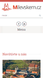 Mobile Screenshot of milevskem.cz