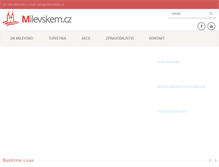 Tablet Screenshot of milevskem.cz